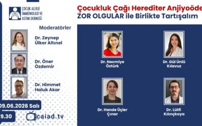Çocukluk Çağı Herediter Anjiyoödem – Zor Olgular ile Birlikte Tartışalım